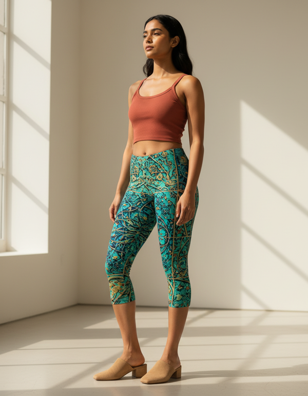 Istanbul capri leggings