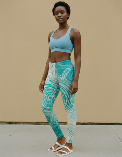 Turquoise Rani Leggings leggings