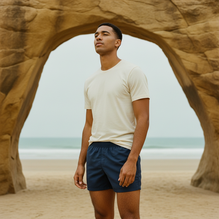 Hale Navy Men's Swim Trunks Men's Swim Trunks — Dripper