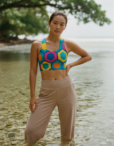 Sakura Longline Sports Bra longline sports bra