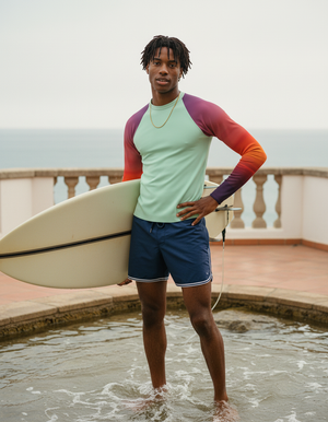 Solstice Rash Guard Men's Rashguard — Dripper