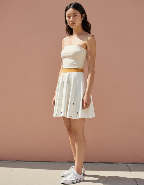 Terrazzo skater skirts
