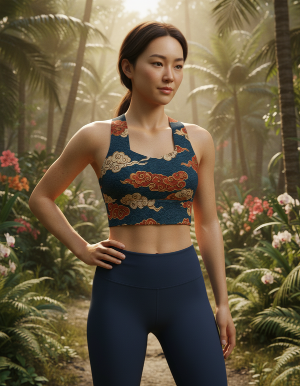 Heavenly Essence Cumulus Longline Sports Bra