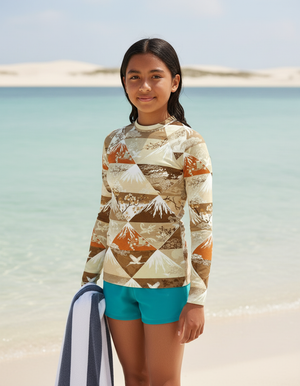 Youth Amber Haze Zenith youth rashguards