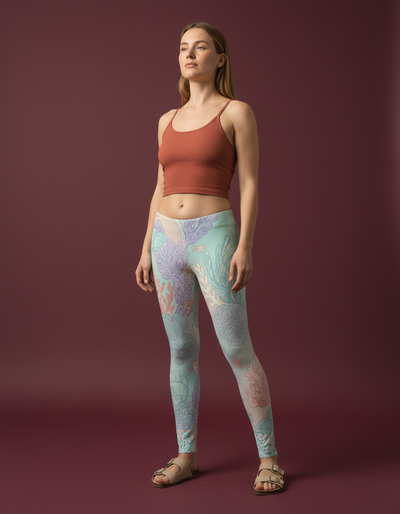 Turquoise Reef Leggings leggings
