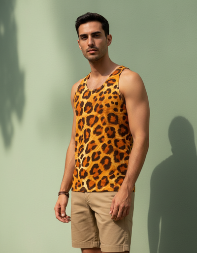 Men's Cheetah Tank Top tank top