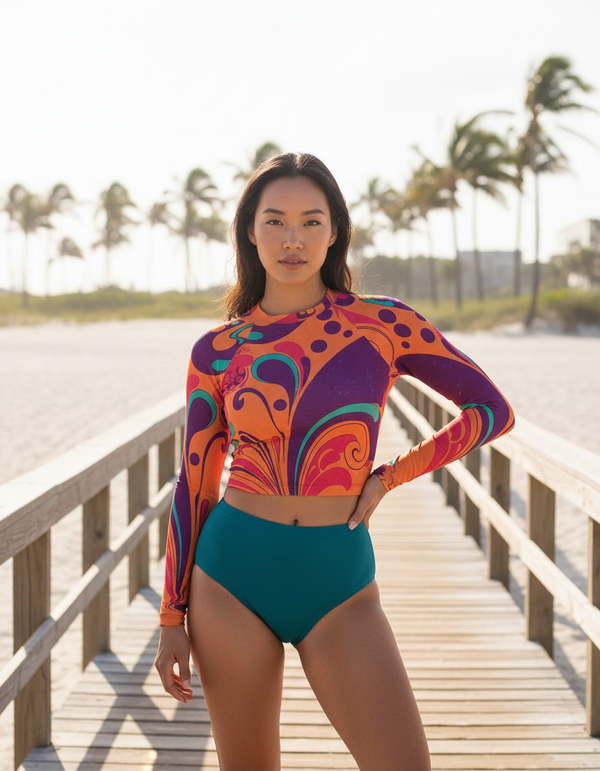 Groove Rash Guard bikini — Dripper