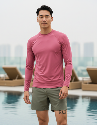 Men's Rose rash guard