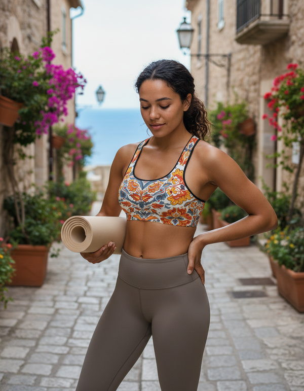 Provençal Souleiado classic sports bras