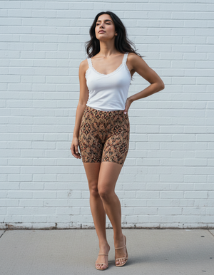 Women's Persian Paisley Short Shorts