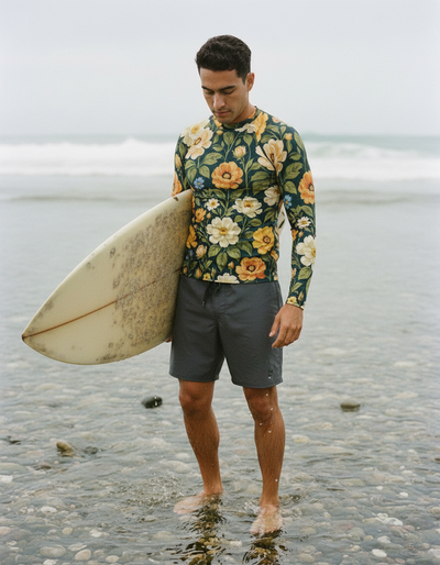 Men's Lemon Yellow Elysium rash guard