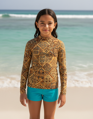 Kids Amber Haze Helix kids rashguards