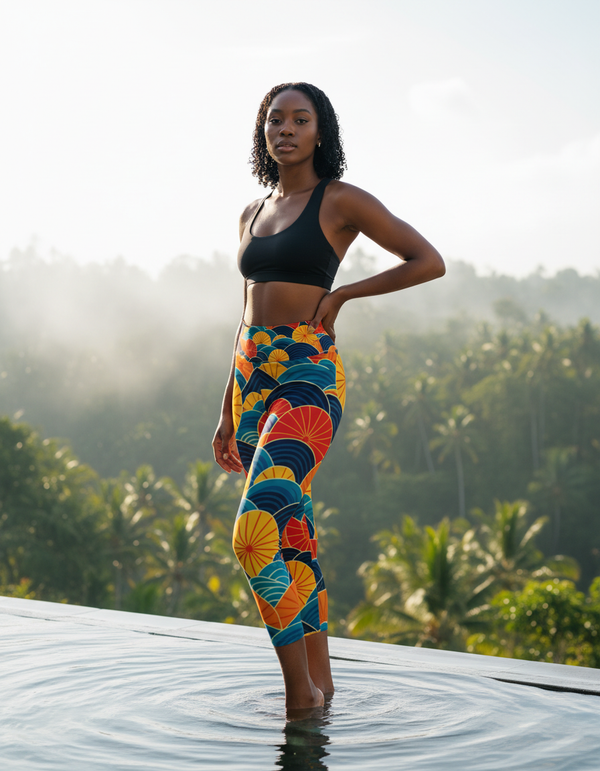 Hikari Capri Yoga Leggings bikini — Dripper