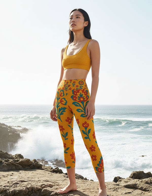 Sutra Capri Yoga Leggings Capri Yoga Leggings — Dripper