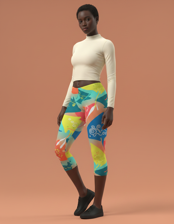 Surge Capri Leggings bikini — Dripper