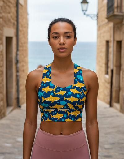 Zephyr Longline Sports Bra longline sports bra