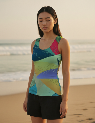 Women's Turquoise Kindle Tank Top tank top