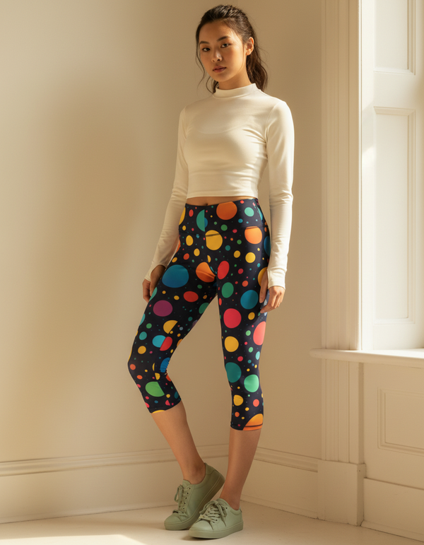 Vivid Capri Leggings Capri Leggings — Dripper