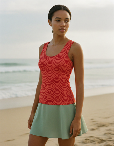 Women's Fiery Red Yugen Tank Top tank top