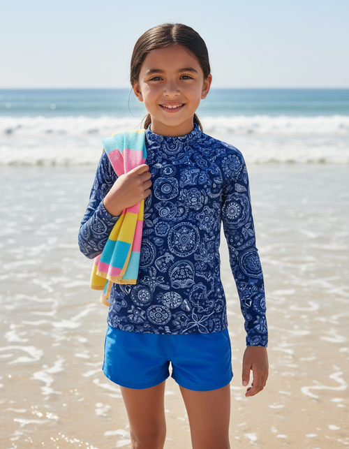Marina Echo Kids Rash Guard Kids Rash Guard — Dripper