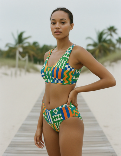 Alexandrite Moyo high-waisted bikini