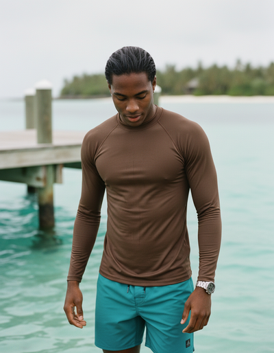 Men's Umber rash guard
