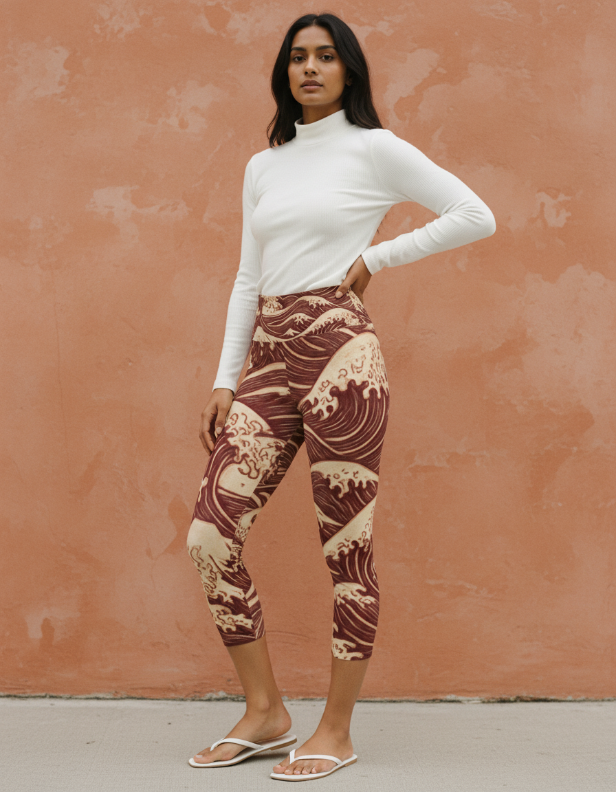 Lava Falls Kaze capri yoga leggings
