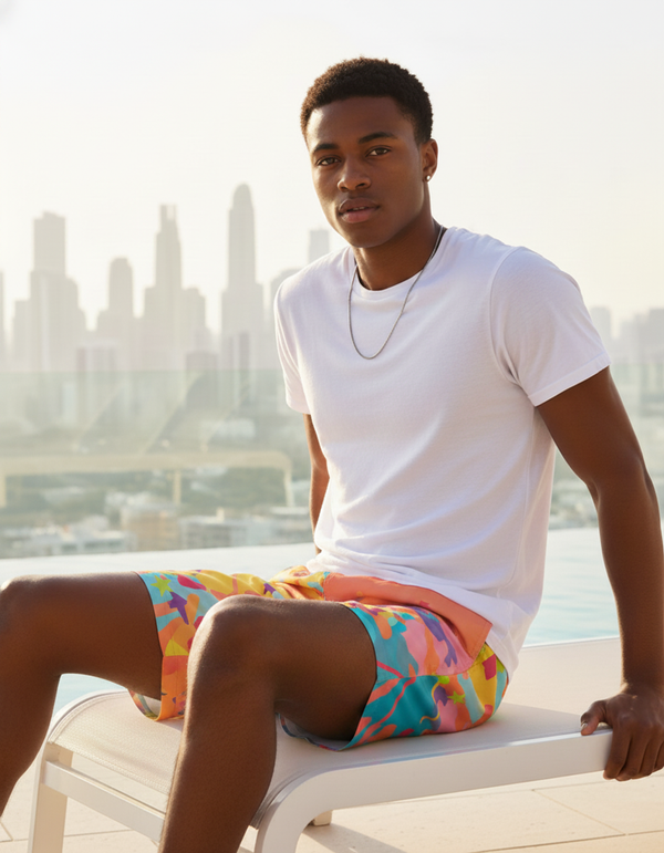 Celestial Surf Astral Swim Trunks