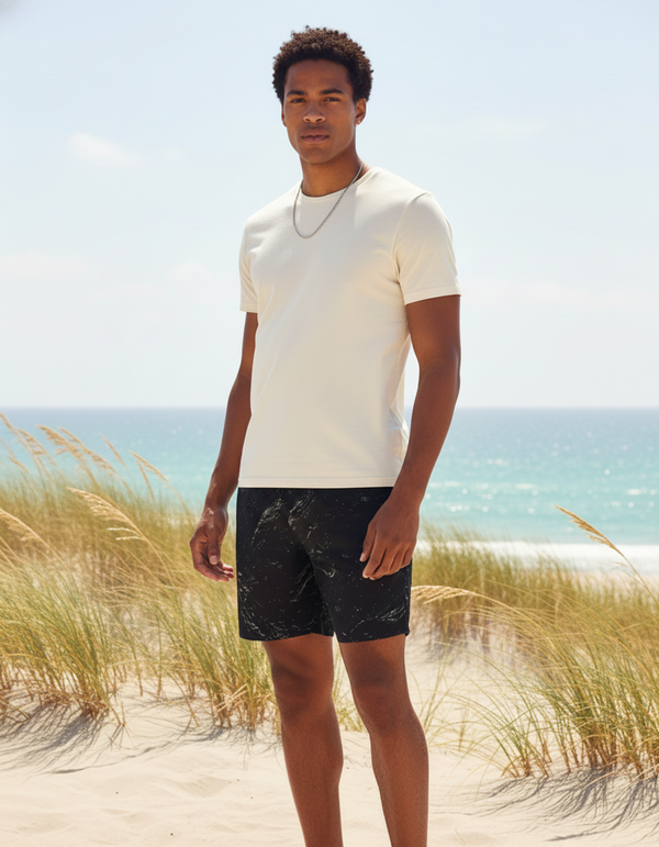 Celestial Shadow Eclipse Swim Trunks