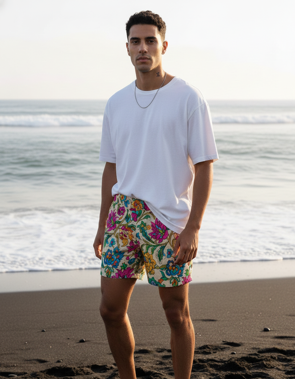 Mughal Collection men's swim trunks